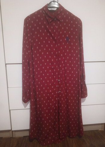 U.S Polo Assn. USpolo pamuklu tunik gömlek elbise S beden pamuklu terletmez