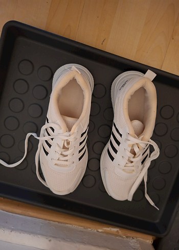 Kadın Beyaz Bağcıklı Spor Ayakkabı - Görsel 3