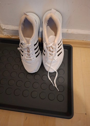 Kadın Beyaz Bağcıklı Spor Ayakkabı - Görsel 2