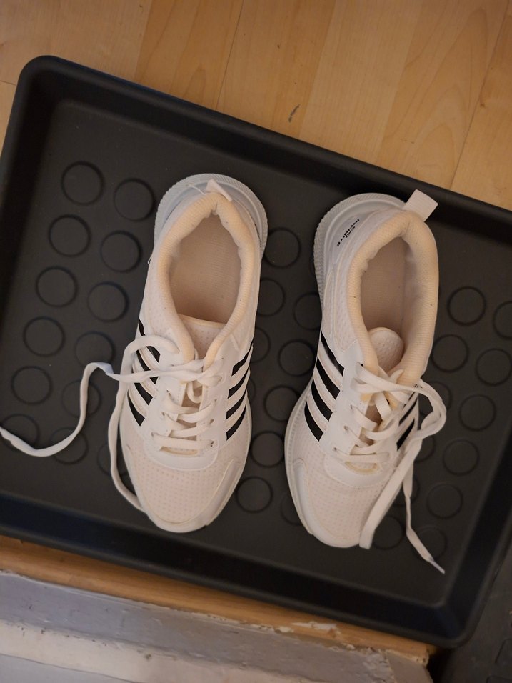 Kadın Beyaz Bağcıklı Spor Ayakkabı - Görsel 3