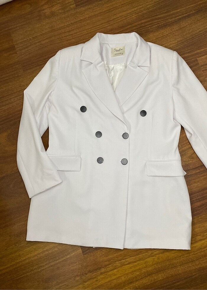 Blazer dokuma ceket - Görsel 2