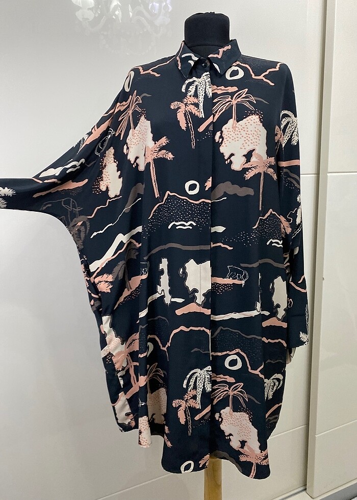 Şık gömlek tunik - Görsel 2