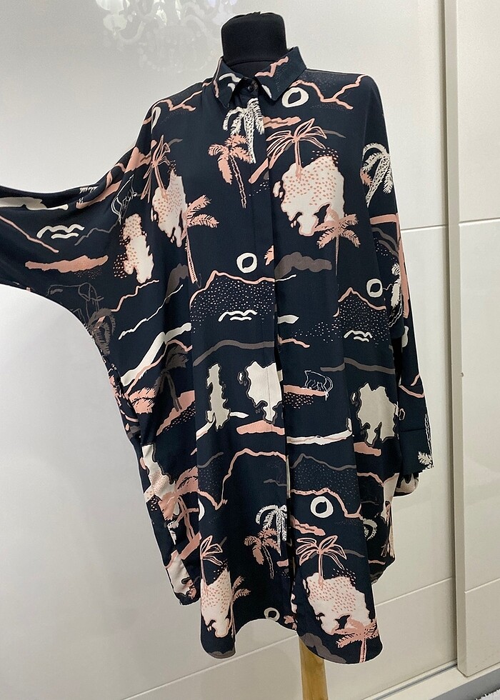 Şık gömlek tunik - Görsel 3