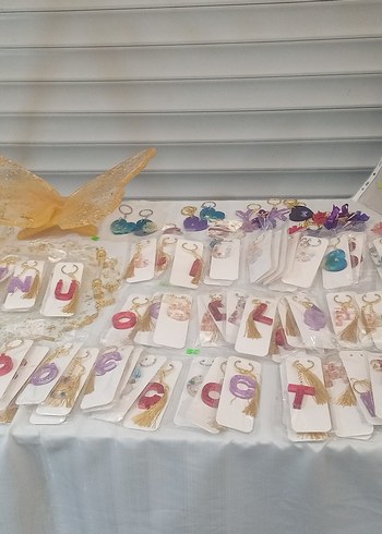 Aksesuar Epoksi Anahtarlık, Tepsi, Rahle, Makrome Düş Kapanı - Görsel 16