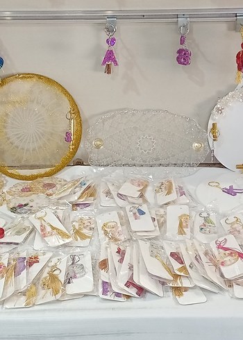 Aksesuar Epoksi Anahtarlık, Tepsi, Rahle, Makrome Düş Kapanı - Görsel 13