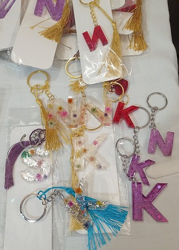 Aksesuar Epoksi Anahtarlık, Tepsi, Rahle, Makrome Düş Kapanı - Görsel 6