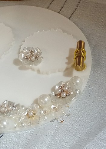 Aksesuar Epoksi Anahtarlık, Tepsi, Rahle, Makrome Düş Kapanı - Görsel 2