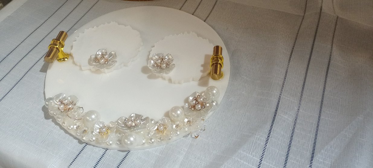 Aksesuar Epoksi Anahtarlık, Tepsi, Rahle, Makrome Düş Kapanı - Görsel 2