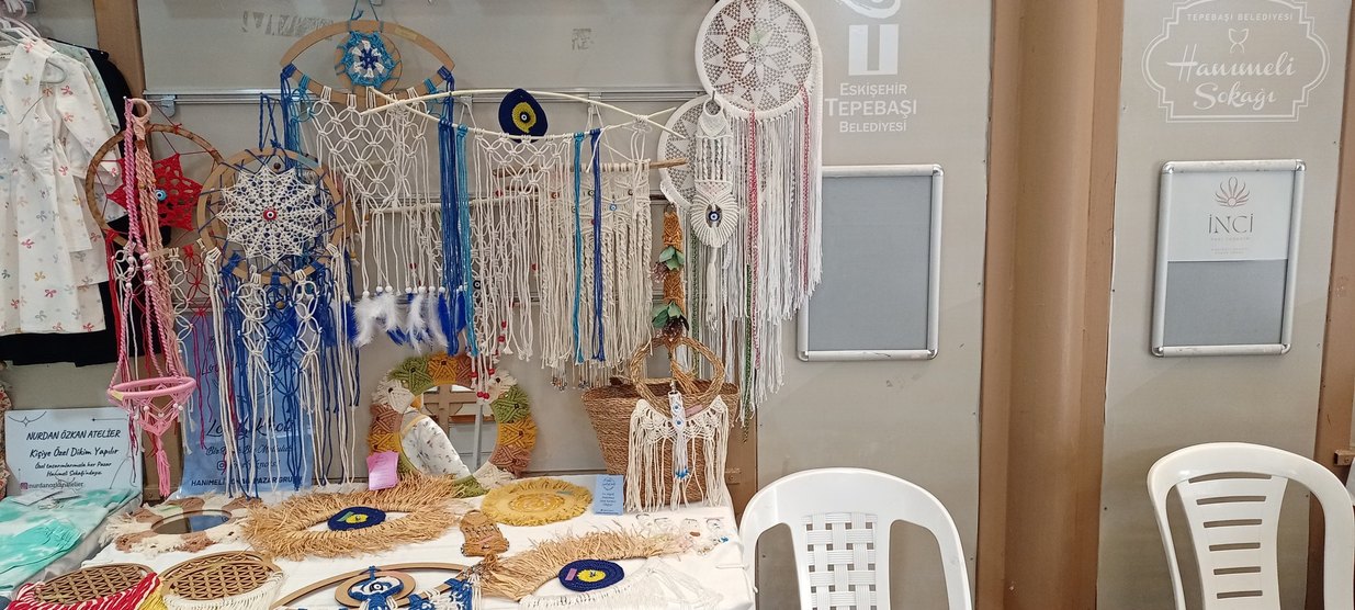 Aksesuar Epoksi Anahtarlık, Tepsi, Rahle, Makrome Düş Kapanı - Görsel 5