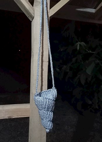 Gümüş rengi deniz minaresi çanta - Görsel 6