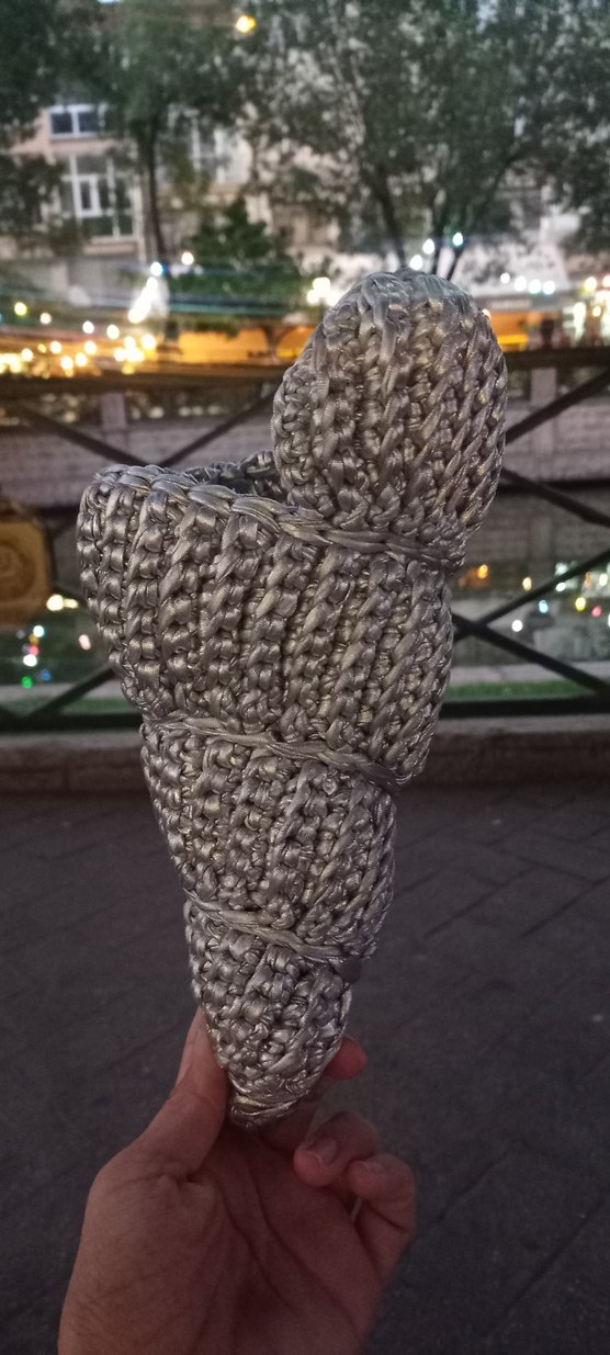 Gümüş rengi deniz minaresi çanta - Görsel 4