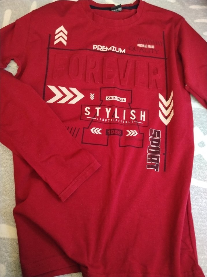 Erkek Çocuk Sarı uzun Kollu  Sweatshirt - Görsel 3