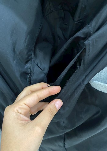 BERSHKA 34 XS Gri Düğmeli Erkek Yün Kaban - Görsel 4