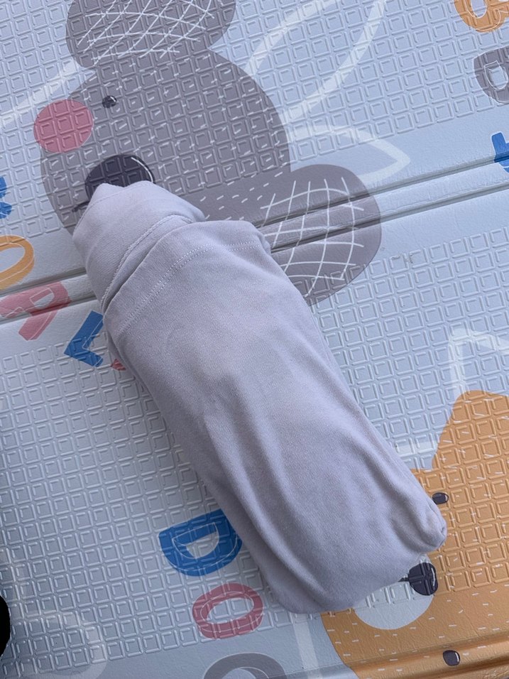 Beyaz Bebek Kanguru Sling - Görsel 3