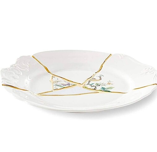 Diğer Seletti Tabak Servis Kintsugi Yeni