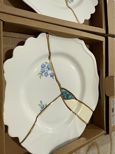 Diğer Seletti Kintsugi Tatli tabagi