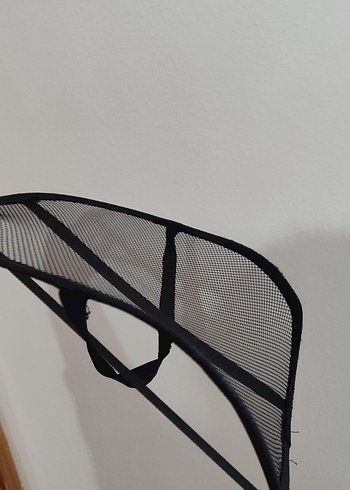 Siyah Fileli Sırt Desteği Ortopedik Koltuk Sandalye yaslanmacı. - Görsel 3