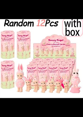 Beden Renkli Sonny Angel blind boxlar