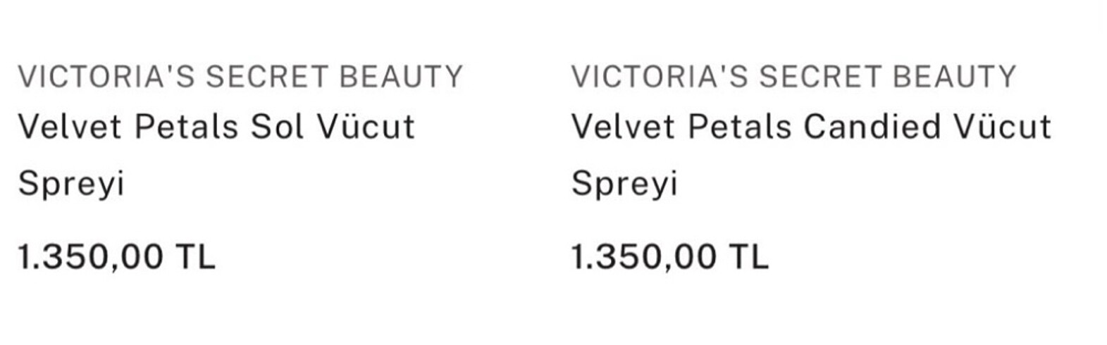 Beden Renk Victoria?s Secret velvet petals starlit vücut spreyi