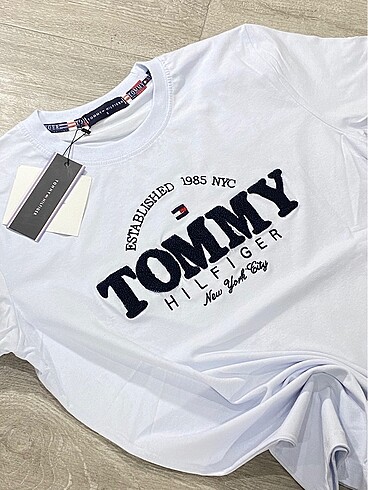 xl Beden İTHAL TOMMY HILFIGER BEYAZ TSHIRT ERKEK