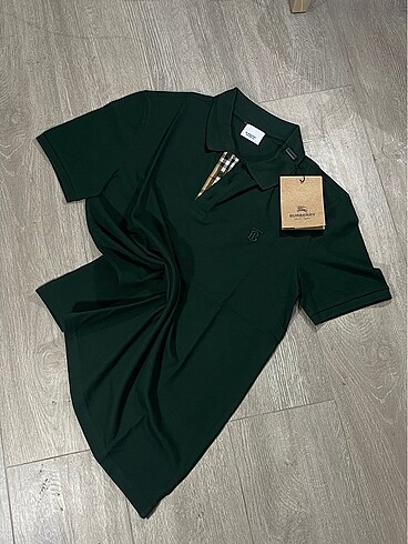 m Beden İTHAL BURBERRY HAKİ PREMİUM TSHİRT M