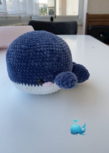 Peluş Amigurumi Balina - Görsel 3