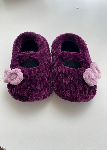 Kız Çocuk Örgü babet - Görsel 2