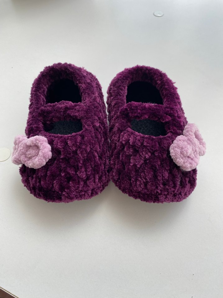 Kız Çocuk Örgü babet - Görsel 2