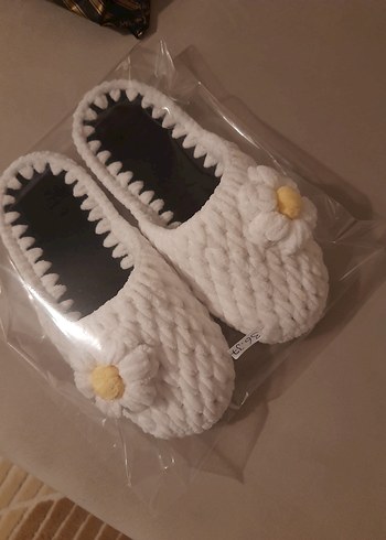 Örgü Keçe Tabanlı Terlik - Görsel 7