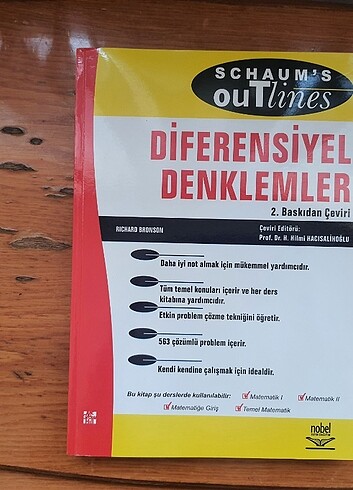 Diferansiyel denklemler Richard Bronson