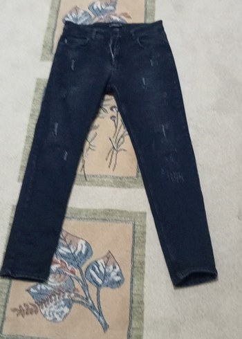 32 Beden gri Renk siyah kot pantolon