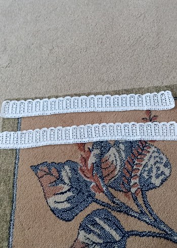 Beyaz El Örgüsü havlu danteli - Görsel 2