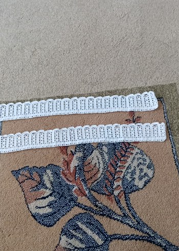 Beyaz El Örgüsü havlu danteli - Görsel 5