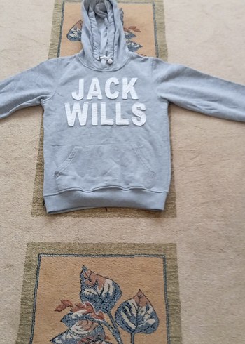 Gri Erkek Çocuk Kapüşonlu Sweatshirt - Görsel 2