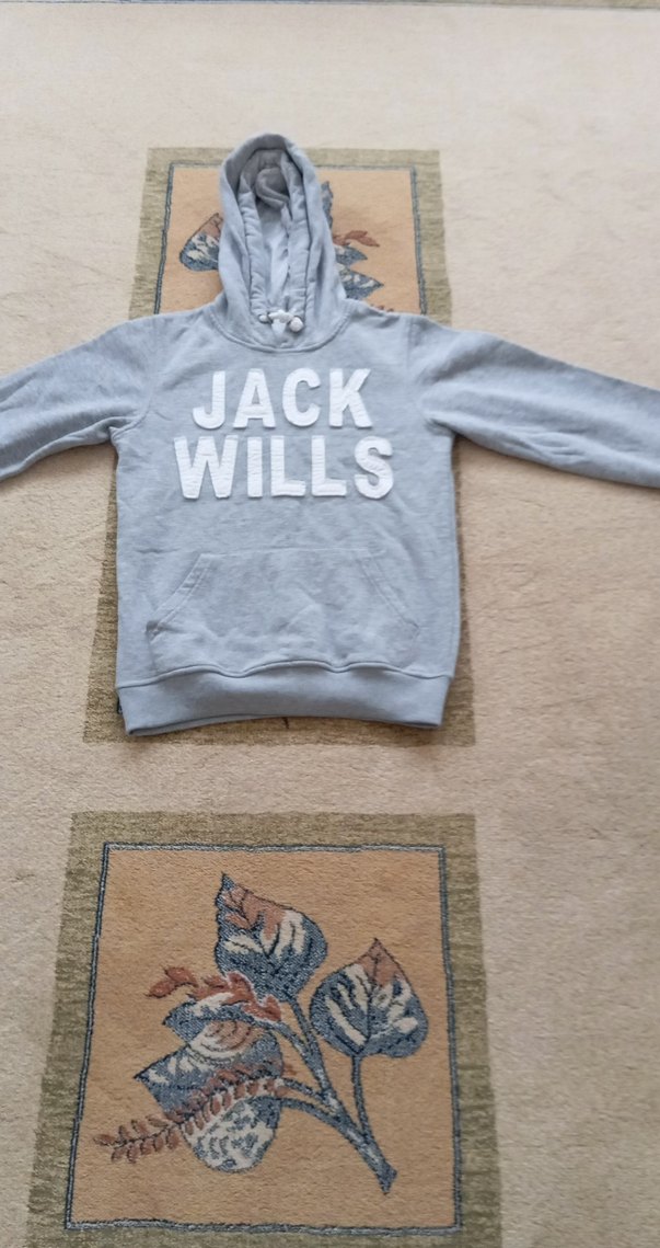 Gri Erkek Çocuk Kapüşonlu Sweatshirt - Görsel 2