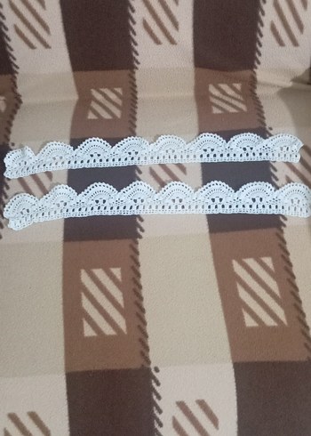 El Yapımı Beyaz  havlu kenarı - Görsel 5