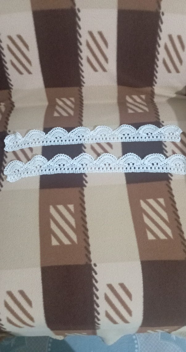 El Yapımı Beyaz  havlu kenarı - Görsel 2