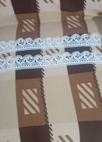 Beyaz Dantel havlu kenarı - Görsel 7