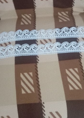 Beyaz Dantel havlu kenarı - Görsel 3