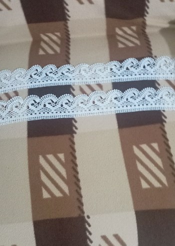 Beyaz Dantel havlu kenarı - Görsel 8
