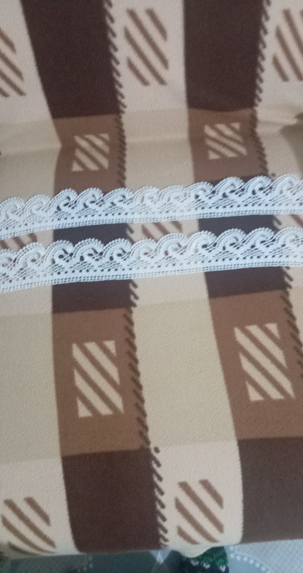 Beyaz Dantel havlu kenarı - Görsel 5