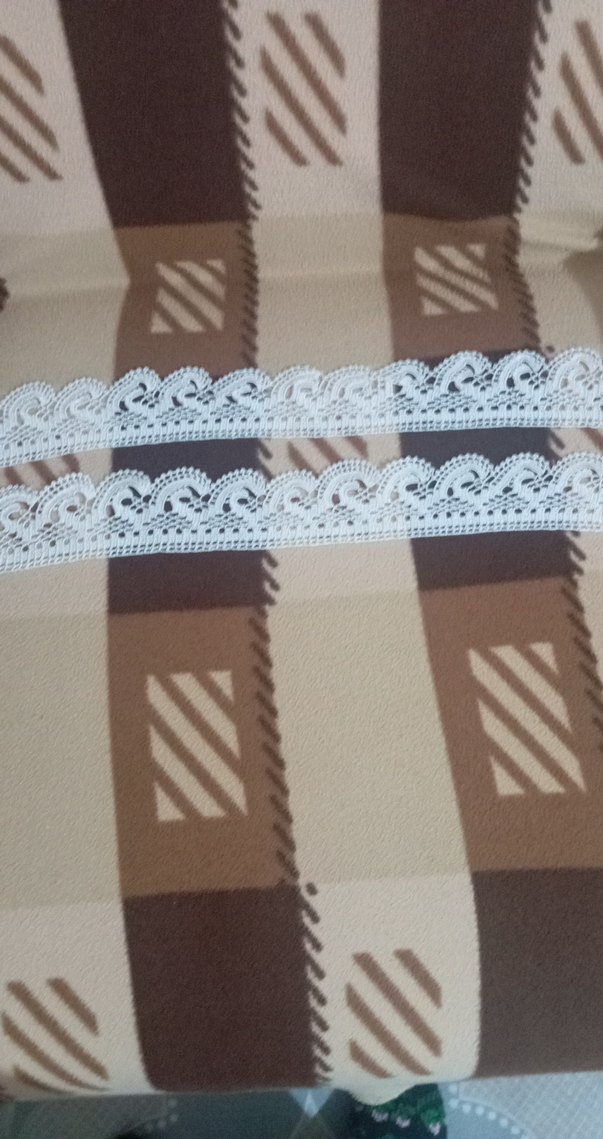 Beyaz Dantel havlu kenarı - Görsel 2