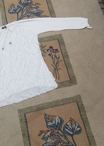 Gri Triko Kadın Uzun Kollu Bluz - Görsel 4