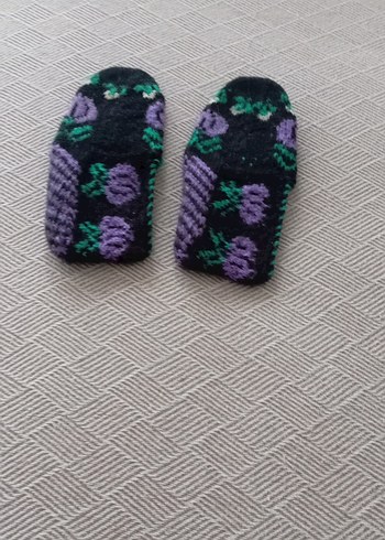 Mor Desenli Örgü çetik - Görsel 4