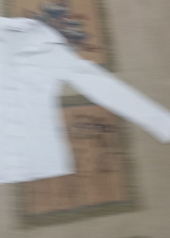 Düğmeli Beyaz Pamuklu Kadın Gömlek - Görsel 9