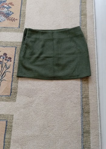 Koton Kadın Haki Mini Etek, Sade ve Şık