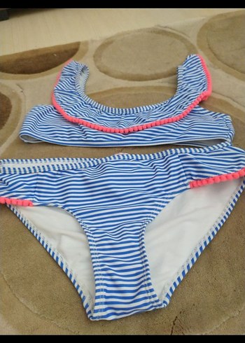 Lcw Mavi Çizgili Bikini