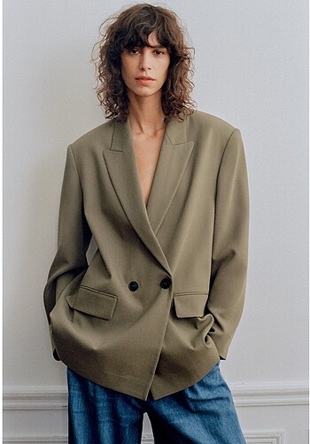 Zara Zara yeşil blazer