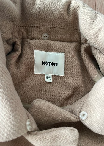 Bej Midi Süet Kadın Kaban - Görsel 3