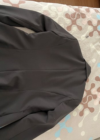 Düğmeli Siyah Kadın Blazer Ceket - Görsel 4